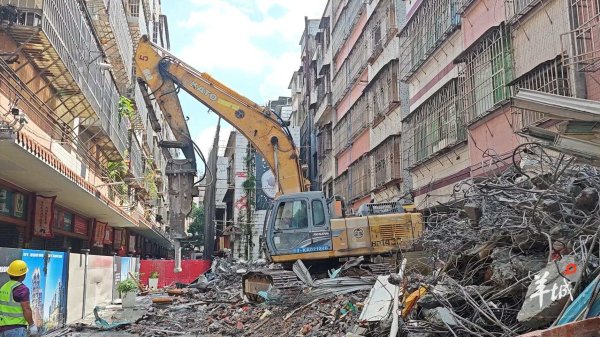 聚美策略 抗英大街首拆, 广州三元里村旧改房屋清租及搬空已近七成