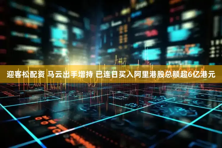 迎客松配资 马云出手增持 已连日买入阿里港股总额超6亿港元